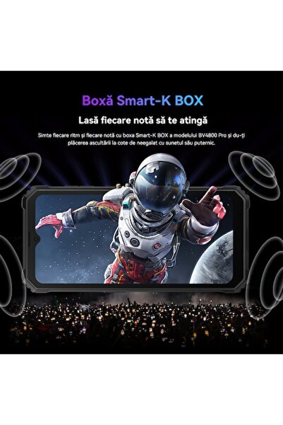 Blackview BV4800 Pro Smartphone, 4G, 12GB RAM/128GB, 6.56" HD+, Android 14, 5180mAh, IP68/IP69K, NFC, Black