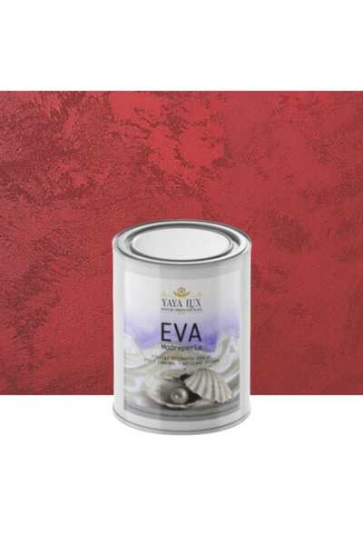 YaYa Color Luxury Decorative Paint, Eva Madreperla with Glass Flakes, Cherry, 1 Liter
