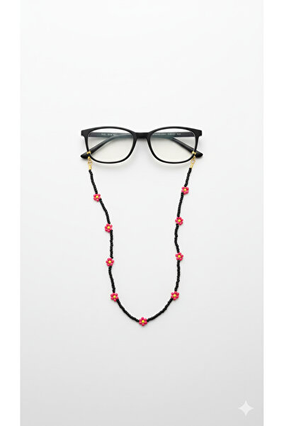 optiPoint Sand Bead Floral Model Eyeglass Cord