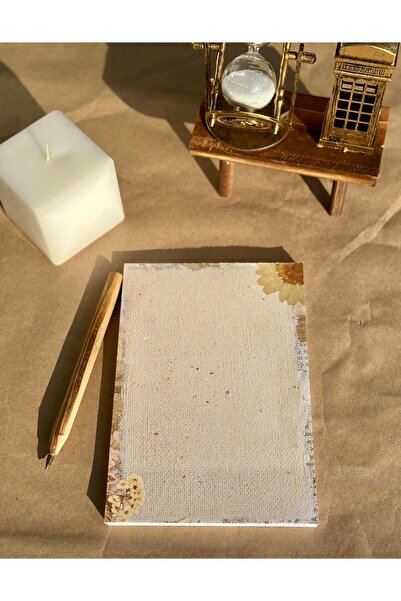 Renkli Zeka A5 Vintage Notepad - Notepad - Memo Pad - 50 Sheets (120 Grkalinkağit)