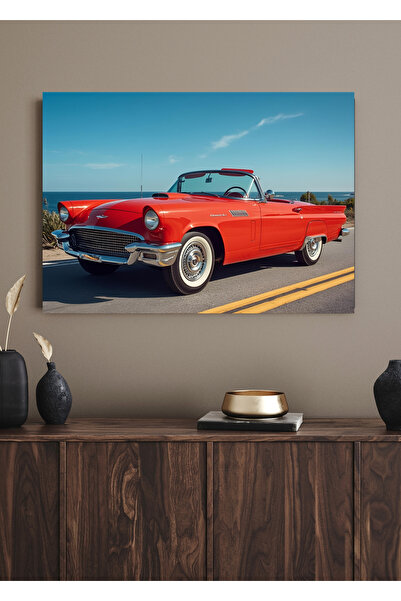 KECİBOMS Klasik Araç Kanvas Tablo