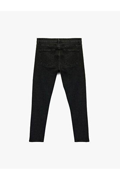 Koton Cotton Pocket Regular Waist Slim Fit Jean Trousers - Brad Jean
