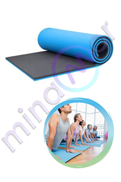Minamor Gerçek 16Mm 180x60 Mavi Renk Pilates Minderi
