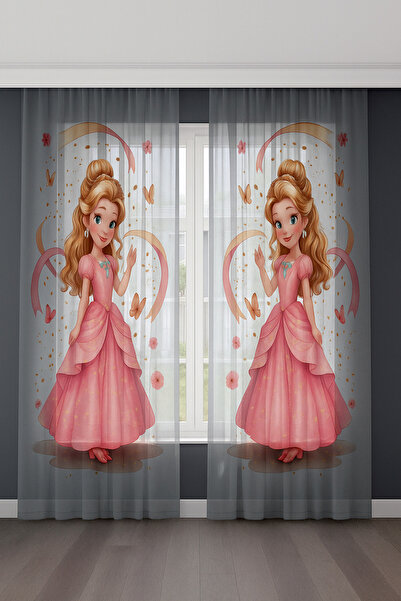 Bebişim Halı ستارة تول لغرفة الأطفال على شكل فراشة الأميرة الوردية