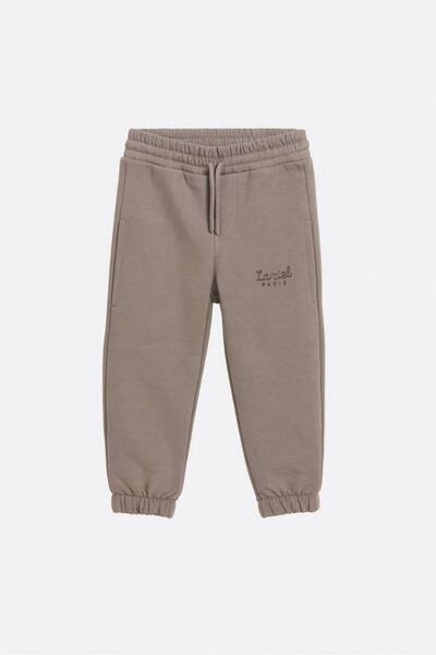 La ciel Paris Hei Light Brown Unisex Children's Sweatpants Elastic Jogger