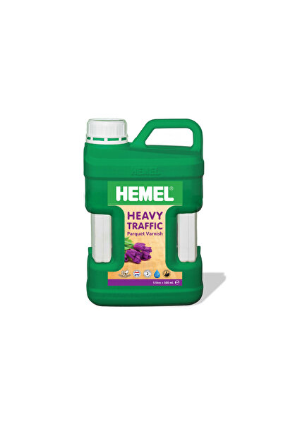 Hemel Heavy Traffic A+B Bileşen İpek Mat Dayanıklı Zemin Parke Verniği 5,5 Lt