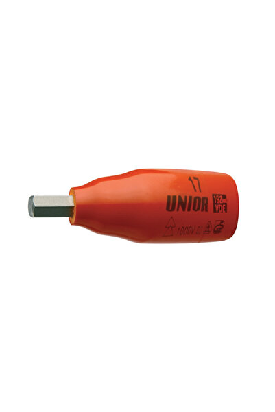 Unior 236/2HXVDEDP Capete chei tubulare cu profil hexagonal exterior de 3/8''...
