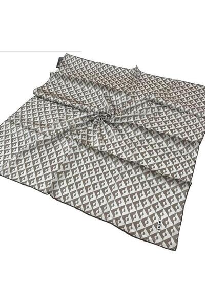 Aker وشاح حريري كريمي بيج - 8912713 -932