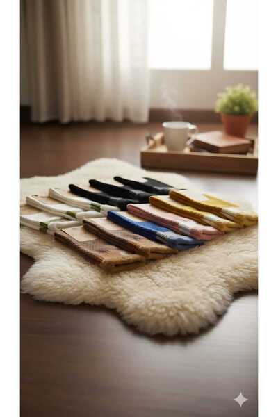 Aytuğ BAMBU - PAMUK KADIN SOKET ÇORABI; DİKİŞSİZ; KIŞLIK ; 36-40 NUMARA; ASOR...