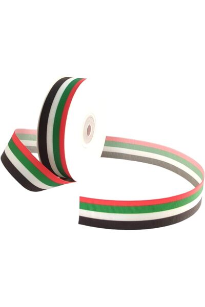 sadeqeen لفة شريط متعددة الأغراض بتصميم علم الإمارات العربية المتحدة (2.5 سم ...