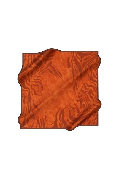 Aker 8478701 -332 Model Silk Scarf - Brick Color Sura