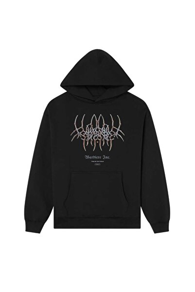 Hunors Sportswear & Company سويت شيرت كونيك مطبوع من القطن للجنسين بغطاء رأس