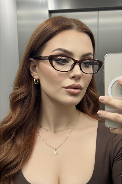 Goldmine Women's Blueblock Bella Blue Light Protection Screen Glasses Brown