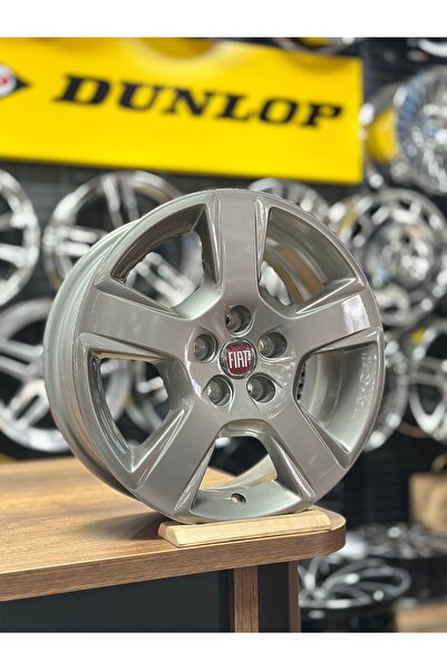 OPAR Doblo Orijinal 15" Jant Takımı – 6.5J 5x98 ET44 58.1 – Gun Metal - Orijinal Bijon & Arma