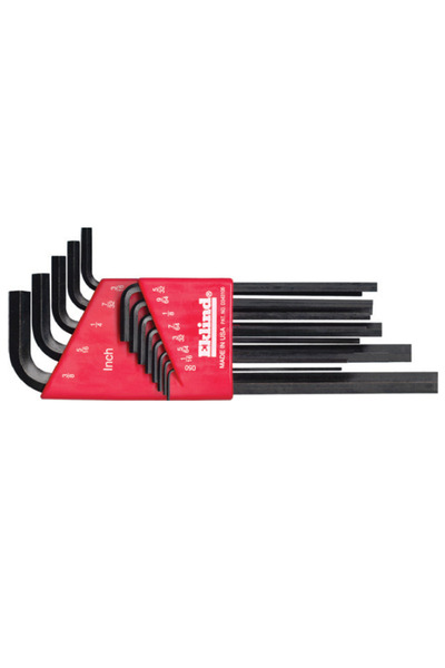 Eklind Set chei locas hexagonal lungi in suport de plastic