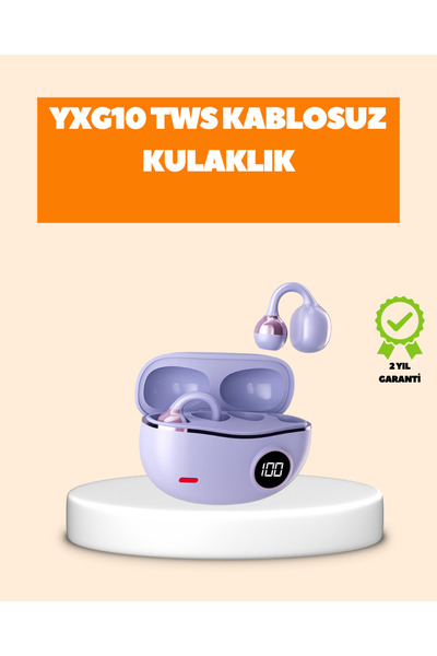 UCUZTEKNO YXG10 Klipsli Açık Kulaklık – Spor İçin Uygun, APTX Ses, Ergonomik ...