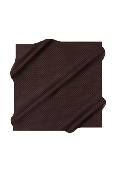 Aker وشاح حريري أسود بني مرير - 8921713 -931