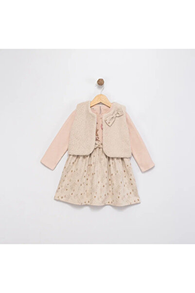 Sugar Plush Vest Set Girls' Dress