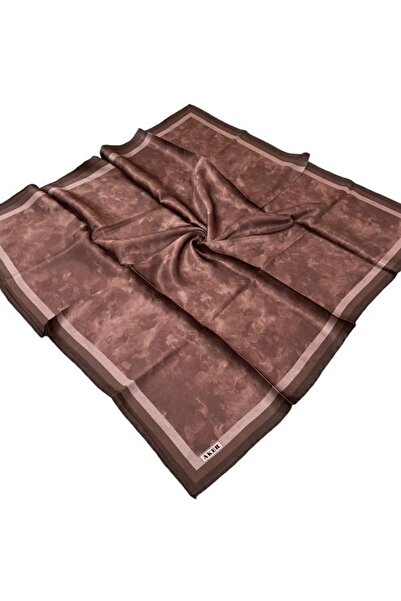 Aker Silk Scarf - 8783757 -334 Coffee Ground Sura