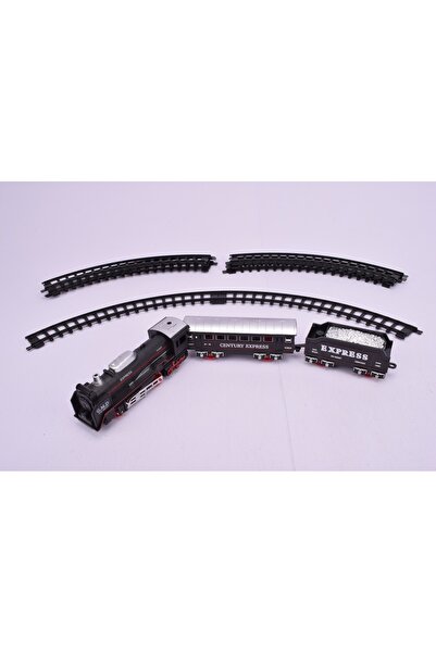 NN Set de asamblare tren cu sunete si lumini NN, 11 piese, plastic, Multicolor