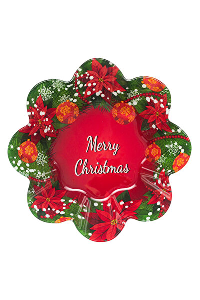 OEM Christmas glass bowl with Christmas motifs 800 ml