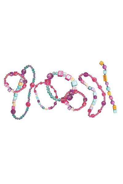 Sunman Pretty Pinky 2in1 Letter Bead Hobby Set
