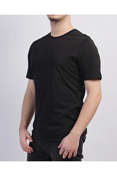 Geco Tricou pentru bărbați / unisex bumbac 100% slim fit Slim croială guler rotund basic