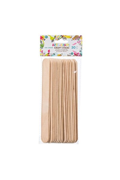 OEM Craft Sticks Set, 30 Pieces, 20x2 cm, Color, Wood