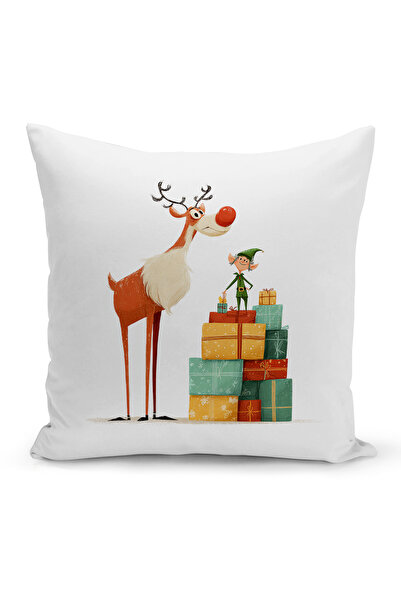 Bertille Home Husă de pernă cu imprimare digitală pe două fețe Seria de Anul ...