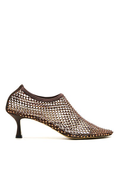 Sofia Baldi WOVEN KAHVE TEKSTİL Kadın Stiletto & Abiye