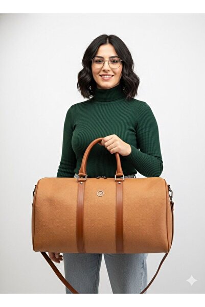BARIŞ AKBULUT Vegan Leather Travel Shoulder Bag