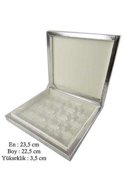 Neşeli Atölyem Baby Söz Engagement Chocolate Box 500 Gram Gold 16 Pieces with Separators