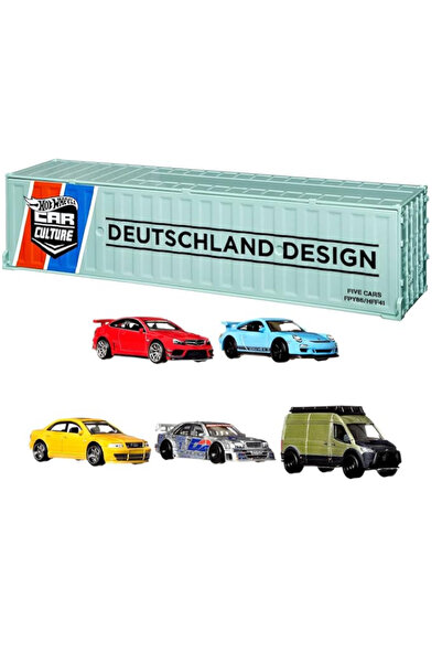 HOT WHEELS Premium Car Culture - Deutschland Design Case K 5 li konteyner Set
