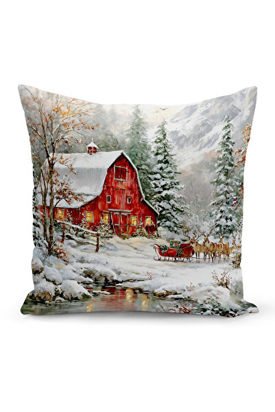 Bertille Home Πρωτοχρονιάτικη Σειρά Διπλής Όψης Ψηφιακή Εκτύπωση Μαξιλαροθήκη...