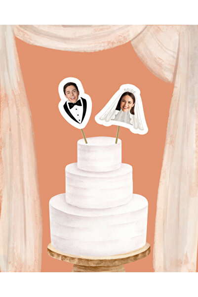 Dijital Nostal Bekarlığa Veda Partisi 10 Adet Bride To Be Kişiye Özel Fotoğra...