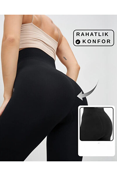 İXOMAN Women's Furry Inside Sh Fleece-Lined Fit Flexible Warm Thermal Winter Leggings