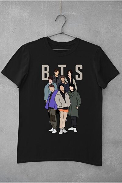 barsdepo Tricou BTS cu imprimeu , supradimensionat Tricou unisex pentru copii...