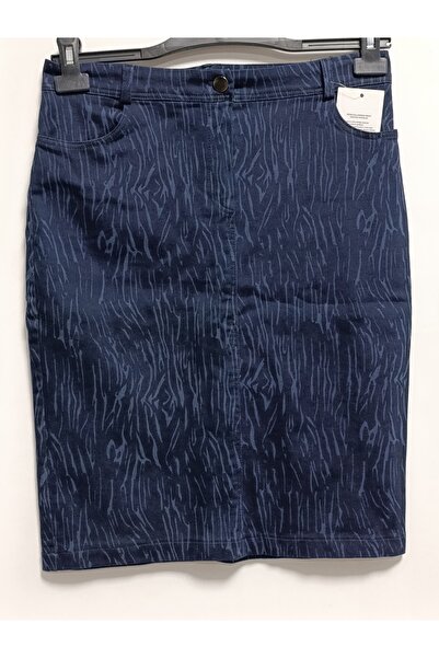 AKŞEN GİYİM Жіноча 92% бавовняна джинсова тканина з еластаном, леопардовим пр...