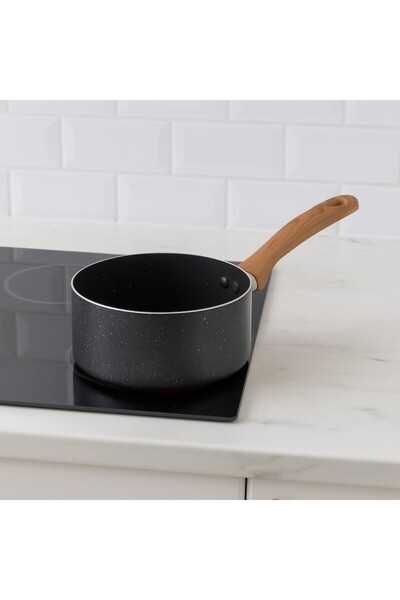 OEM Pot with wood effect handle ø16cm