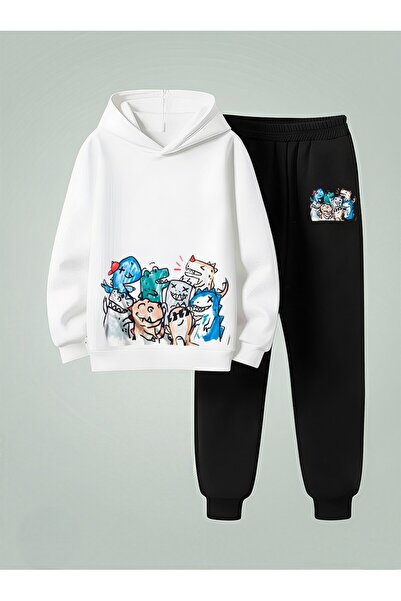 LORVEX Îmbrăcăminte pentru copii tricou - Set trening cu glugă SWEET DINOSAUR...