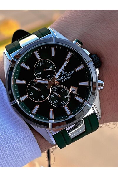 Daniel Klein Men's Wristwatch 10691.2 with Silicone Cord Italian Design Bracelet Gift 2 Years Warranty