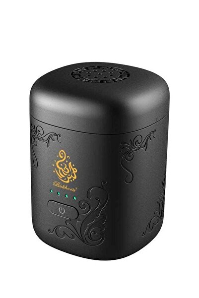 Bukhoon مبخرة عربية إلكترونية صغيرة جديدة - مبخرة عود وبخور مع مؤشر للبطارية