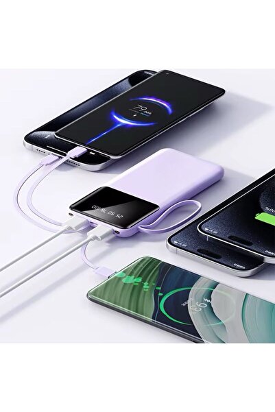 Runex PB-V09 External Battery 20,000 mAh 22.5 W with 4 LED Ports Black