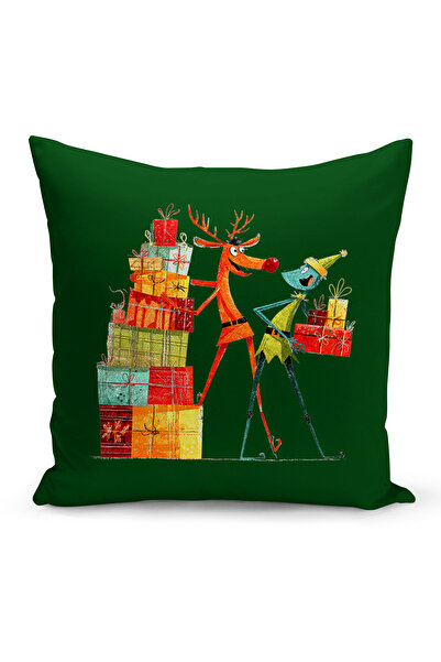 Bertille Home Husă de pernă cu imprimare digitală pe două fețe Seria de Anul ...