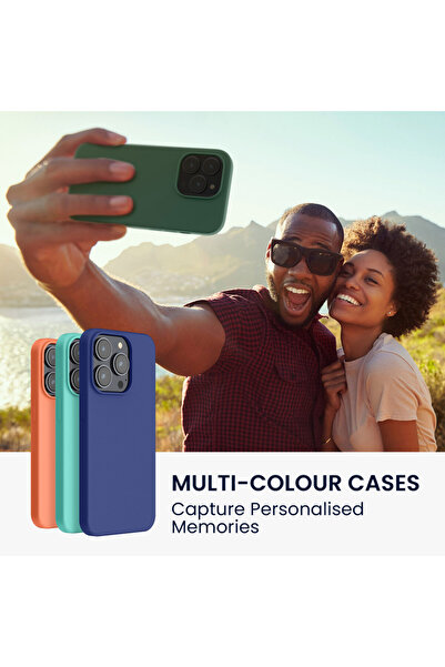 KWmobile Case for Apple iPhone 14 Pro, Silicone, Green, 59073.166