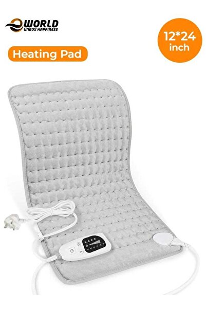 Eworld Electric Heating Pad with 4 Timer Settings, Auto Shut Off and 6 Heat L...