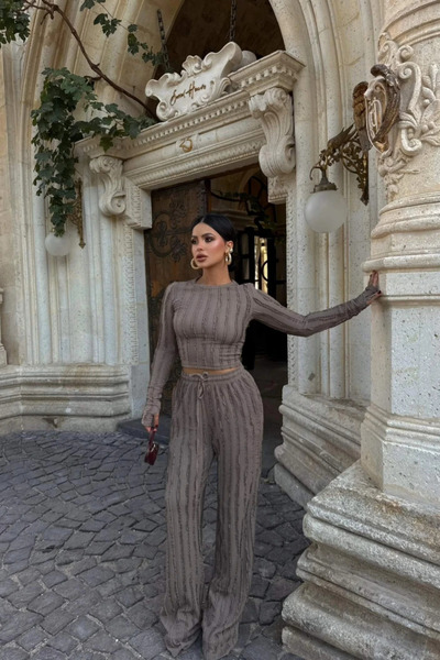 MARTYZ Finger Interlocking Reverse Stitch Seersucker Fabric Set of 2