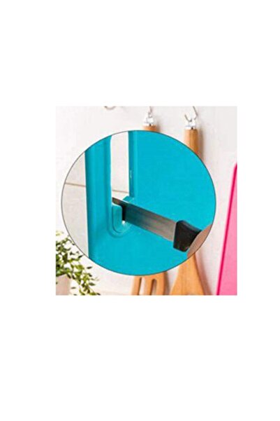 Benson Kitchen cutting board with non-slip feet and knife sharpening system, Blue