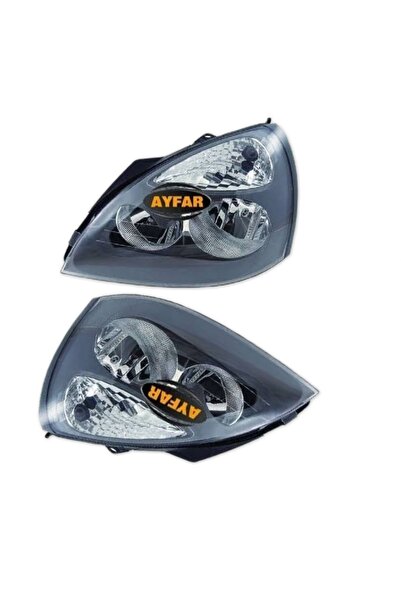 AYFAR Clio far gri sağ+sol takım manuel 2001-2007 Uyumlu
