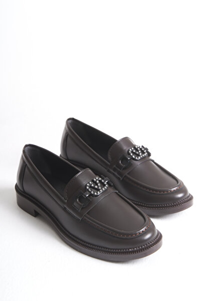 LEVONYA Чорні мокасини з пряжкою